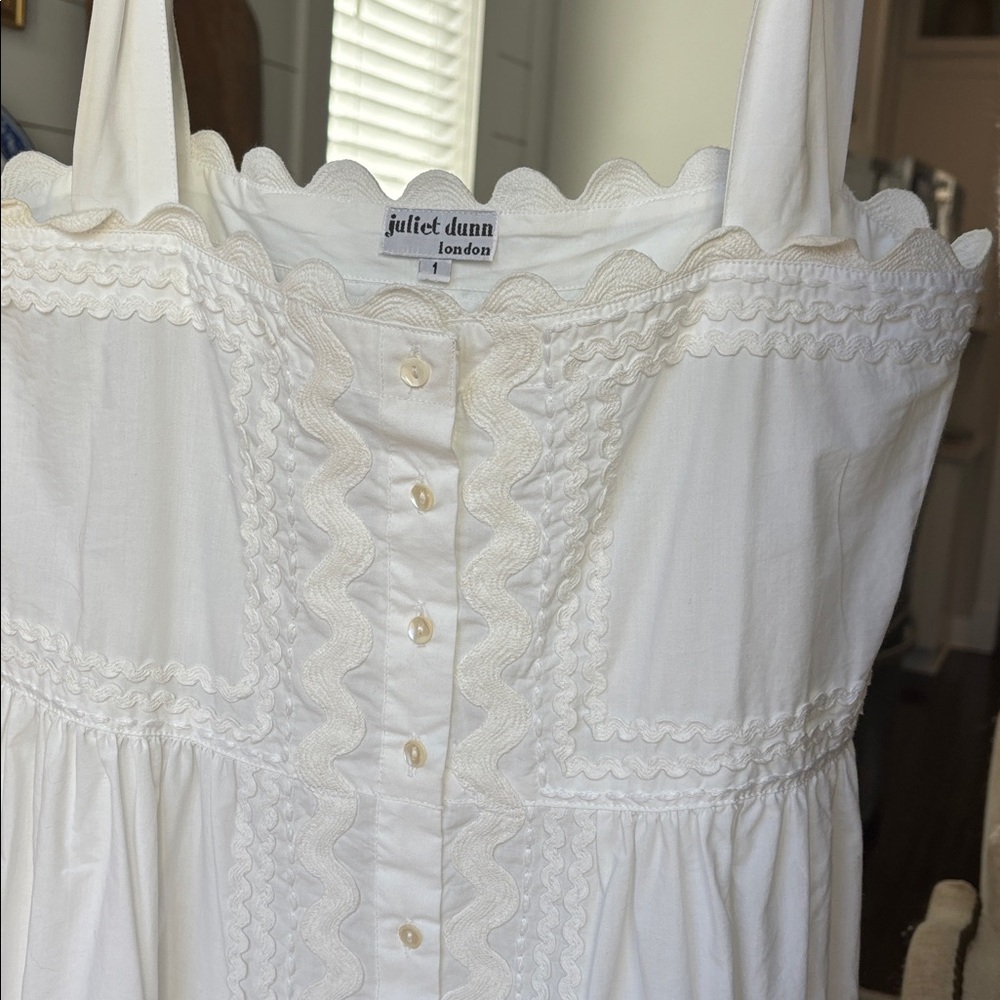 Juliet Dunn White Scalloped cover up dress - Picture 10 of 10